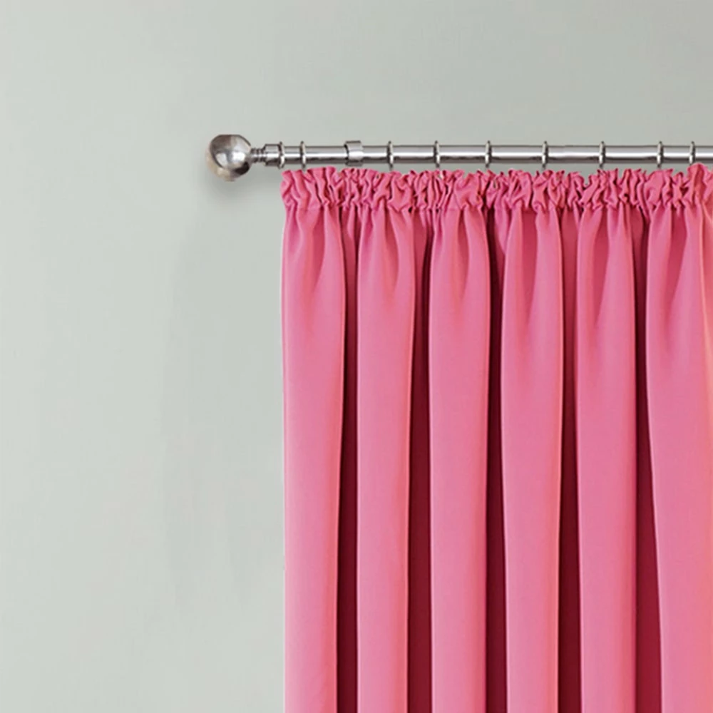 Pink Curtains For Bedroom Blackout Pencil Pleat 6 Pink Curtains For Bedroom Blackout Pencil Pleat - Image 4