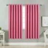 Pink Curtains For Window Ready-Made Blackout Eyelet -Bed Linings Sale pink 630106fe 5759 4dd7 bf48 e8f303240999