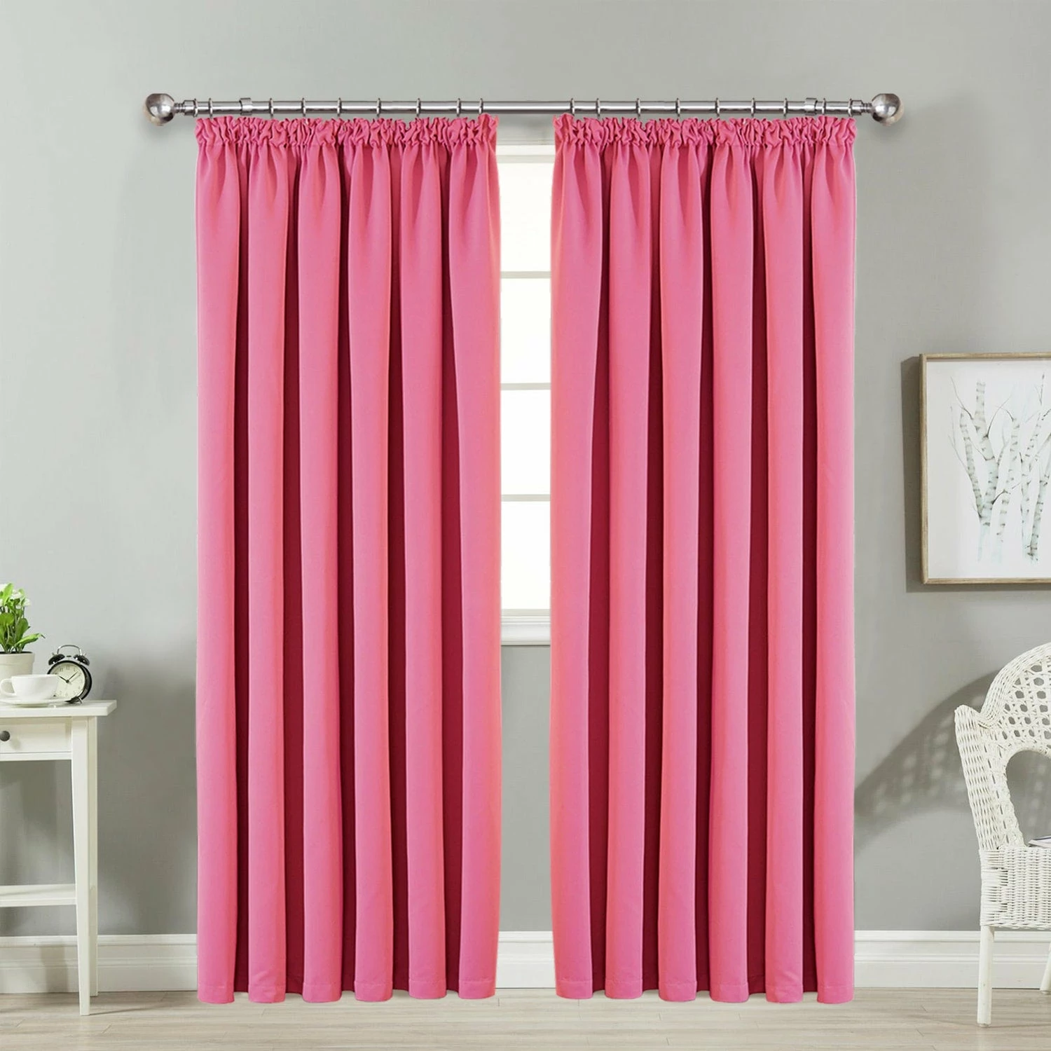 Pink Curtains For Bedroom Blackout Pencil Pleat 3 Pink Curtains For Bedroom Blackout Pencil Pleat