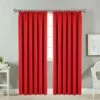 Pleated Curtains Thermal Blackout Pencil Pleat Red -Bed Linings Sale red d80a60d3 700c 47b1 90e8 4ecbd85a7b27