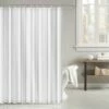 White Shower Curtain Waterproof -Bed Linings Sale white 327098b0 e6d0 4dc2 931a 4191159b3df3
